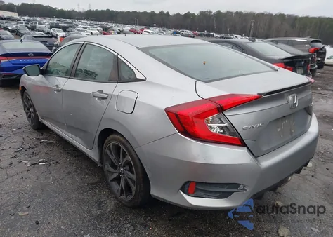 2019 Honda Civic Sport из США, поврежденный, VIN 2HGFC2F81KH515597